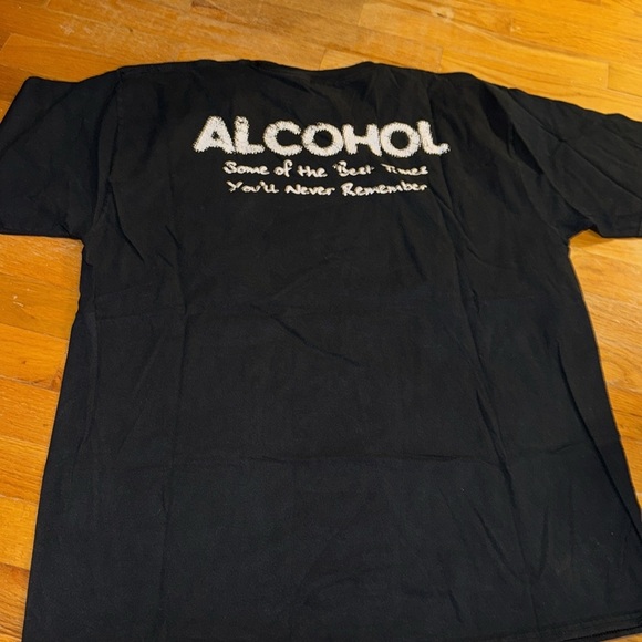 Brad Paisley Crushin’ It World Tour Alcohol T Shirt 2 Sided Size XL Anvil Blk - Picture 3 of 3